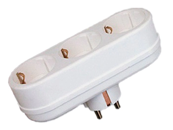  Разветвитель ЕВРО (3 розетки) TOKER /202-139/