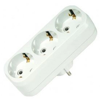  Разветвитель ЕВРО (3 розетки) MAKEL /202-033/