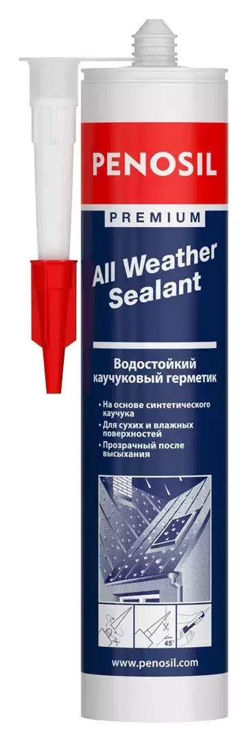  Герметик каучуковый PENOSIL Premium Sealant 280мл прозрачный