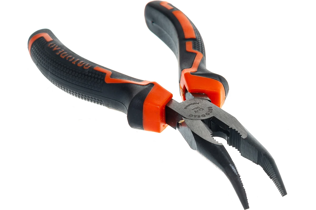  Пассатижи удлин. выгнутые АвтоДело PRO 160мм /36436/