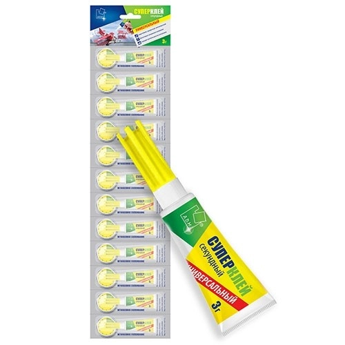  Клей Супер Гель СА 12 на блистере 3гр.