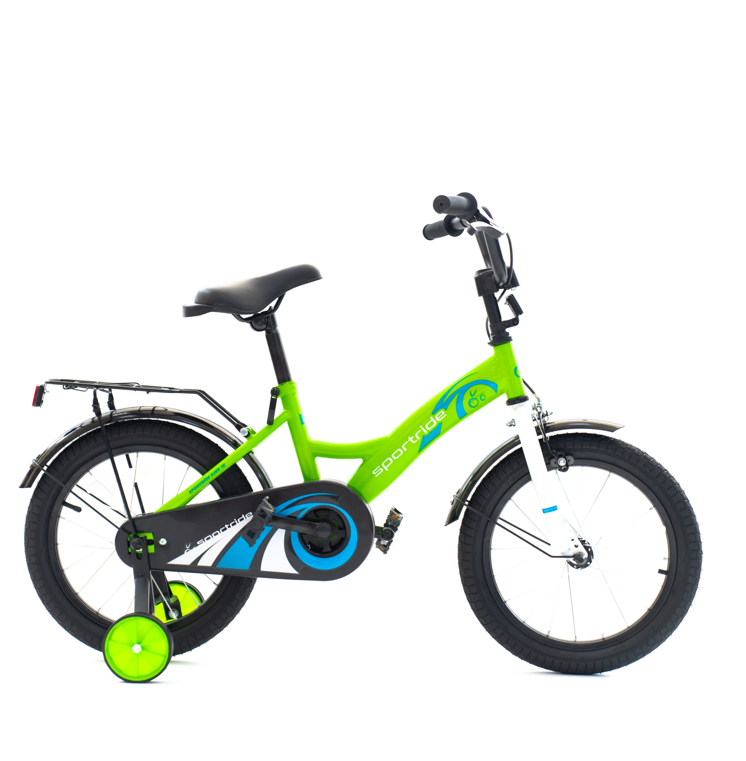 Велосипед SPORTRIDE KIDS 16 (1 ск., рост OS) зеленый 2025