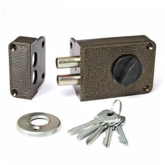  Замок накладной ЗН 1- 3  БРОНЗА