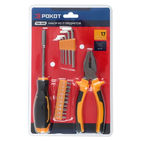  Нр инструмента Рокот (17пр) /736-260/