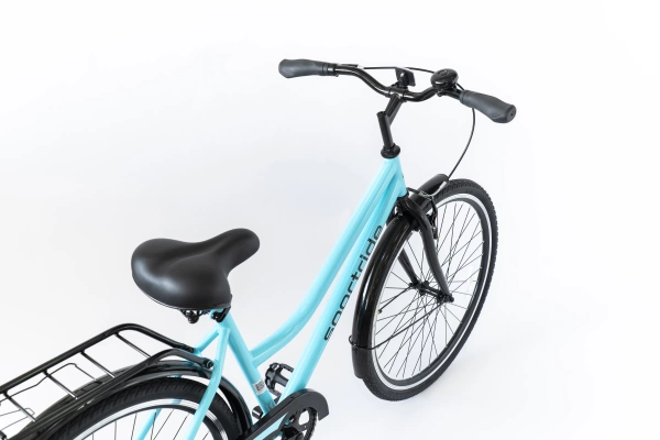  Велосипед SPORTRIDE CITY 26 (1 ск., рост OS) бирюзовый 2025