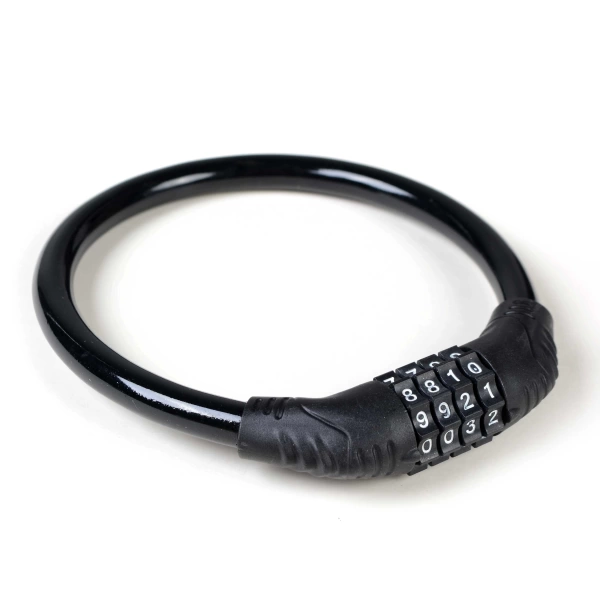  Замок д/велосипеда 12*400мм кодовый /709124/