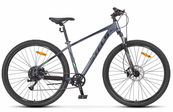  Велосипед STELS 29" Navigator-920 MD V020, рама 18,5", антрацитовый-зеленый /LU094789/