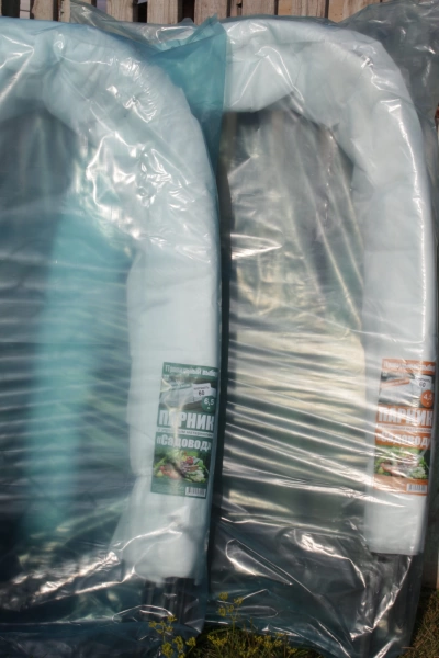  Парник "Садовод Премиум" 6,5м с колышками, дуга 2,0м, №60