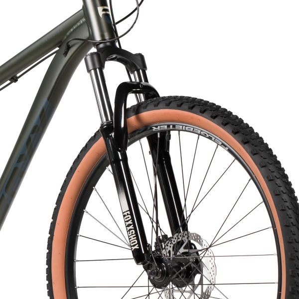  Велосипед FOXX MERIDIAN 26" зеленый, алюминий, рама 14" 
