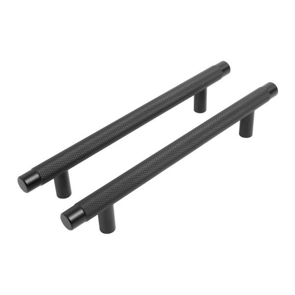  Ручка скоба мебельная 128мм ЧЕРНЫЙ МАТОВЫЙ (2шт) /16757/