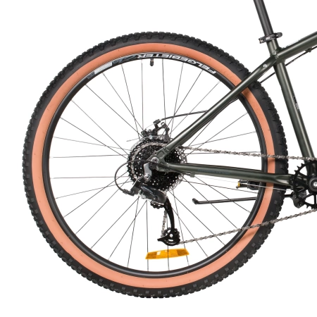  Велосипед FOXX MERIDIAN 27,5" зеленый, алюминий, рама 16" 