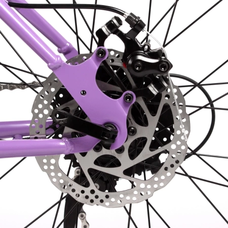  Велосипед FOXX MELISA 26" фиолетовый, сталь, рама 15" 