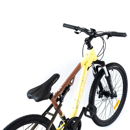 Велосипед SPORTRIDE FS 24 (24 ск., рост OS) бежевый 2025