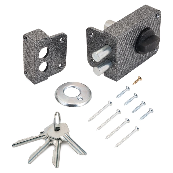  Замок накладной ЗН 1- 3  СЕРЕБРО