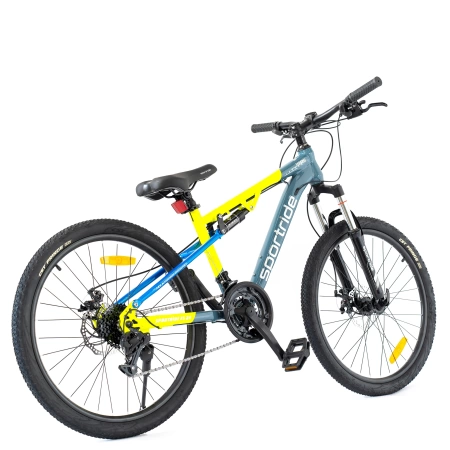  Велосипед SPORTRIDE FS 24 (24 ск., рост OS) серый 2025