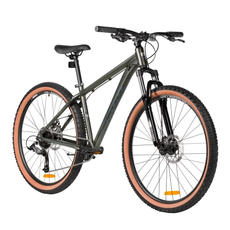  Велосипед FOXX MERIDIAN 27,5" зеленый, алюминий, рама 16" 