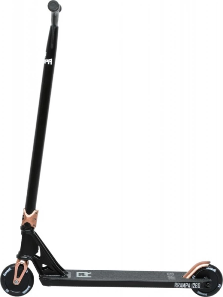  Самокат RRAMPA трюковой 1260 120, черный/медный *