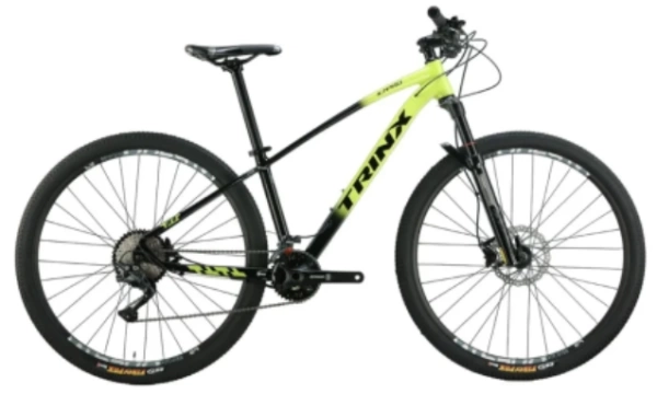  Велосипед TRINX 29" Х7 Pro рама 17", черный/зеленый-черный *