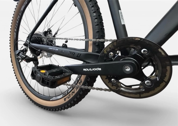  Велосипед SPORTRIDE MTB AL 29 D (8 ск., рост 19") черный мат 2026