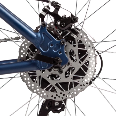  Велосипед FOXX MERIDIAN 27,5" синий, алюминий, рама 16" 