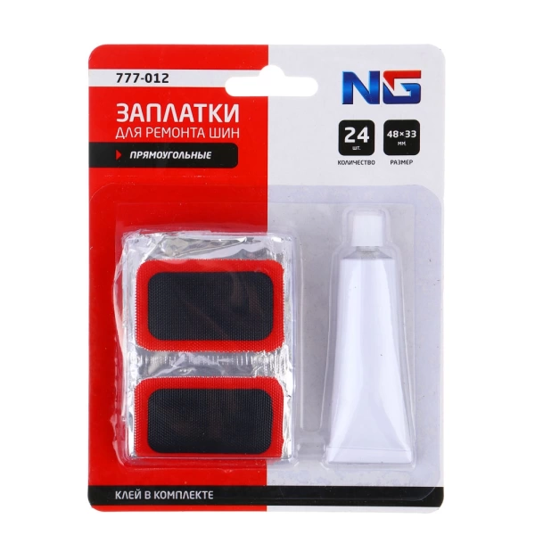  Аптечка д/рем. камер 24 заплаток /10375/