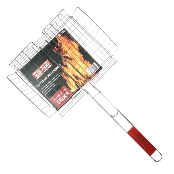  Решетка д/барбекю 30*23*5см борт /5843/