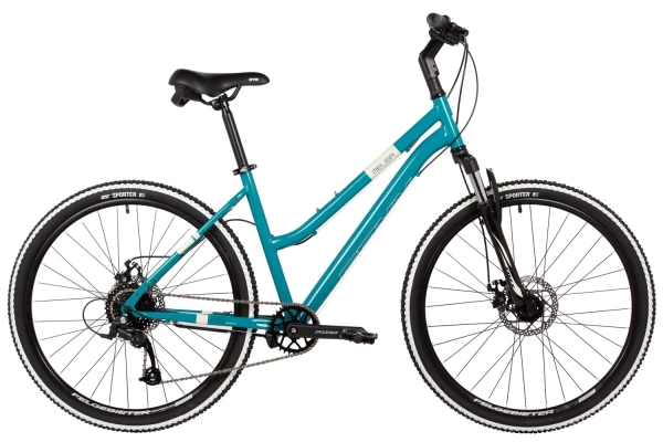  Велосипед FOXX MELISA 26" зеленый, сталь, рама 15" 