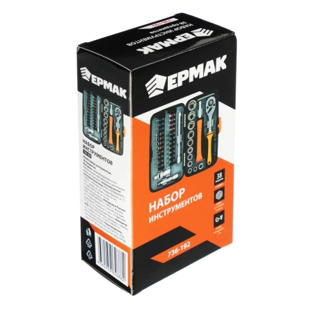  Нр инструмента Ермак ( 38пр) /736-192/