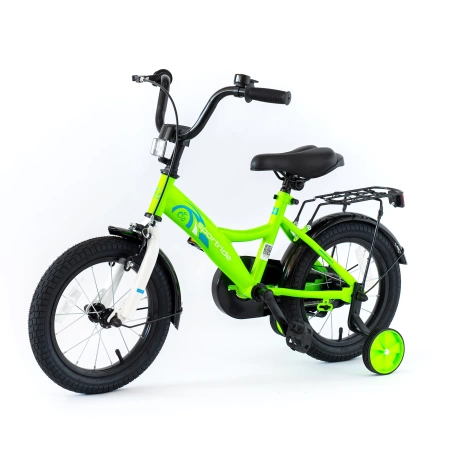  Велосипед SPORTRIDE KIDS 14 (1 ск., рост OS) зеленый 2025