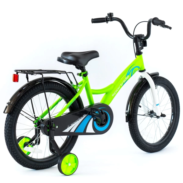  Велосипед SPORTRIDE KIDS 18 (1 ск., рост OS) зеленый 2025