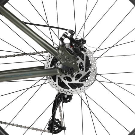  Велосипед FOXX MERIDIAN 27,5" зеленый, алюминий, рама 16" 