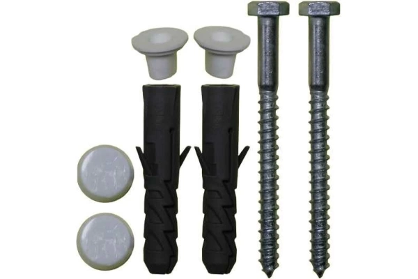  Крепление унитаза к полу БЕЛЫЙ с подвесом