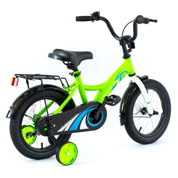  Велосипед SPORTRIDE KIDS 14 (1 ск., рост OS) зеленый 2025
