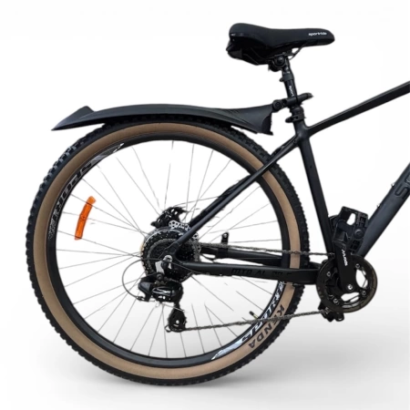  Велосипед SPORTRIDE MTB AL 29 D (8 ск., рост 21") черный мат 2026