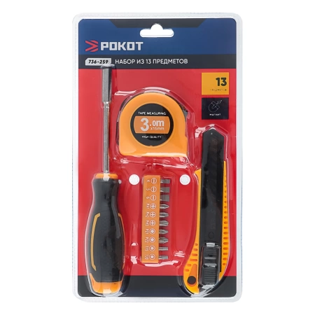  Нр инструмента Рокот (13пр) /736-259/