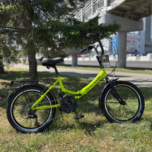  Велосипед SPORTRIDE CITY 20 (21 ск., рост OS) зеленый 2025