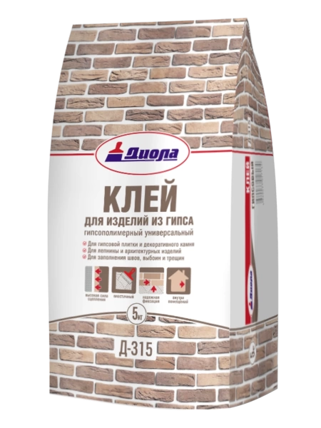  Клей Универсальный "Гипсополимерный"  5,0кг Д-315