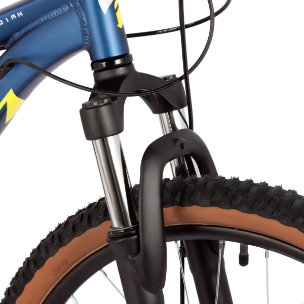  Велосипед FOXX MERIDIAN 26" синий, алюминий, рама 14" 