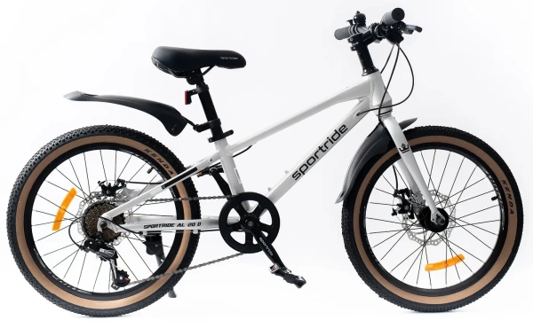  Велосипед SPORTRIDE AL 20 D (7 ск., рост OS) светло-серый 2026