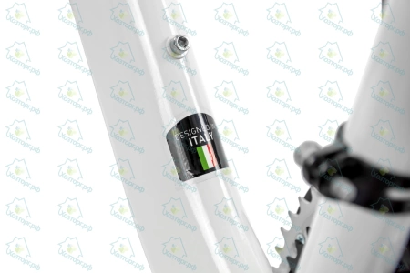  Велосипед TRINX 24" N104 рама 14,5", белый/розовый-серый *