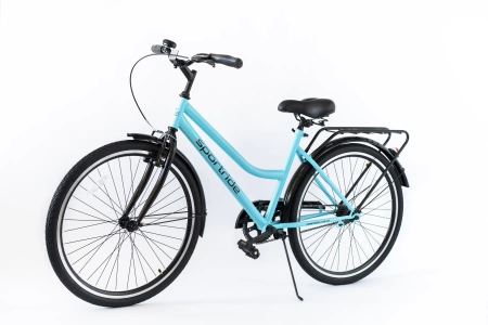  Велосипед SPORTRIDE CITY 26 (1 ск., рост OS) бирюзовый 2025