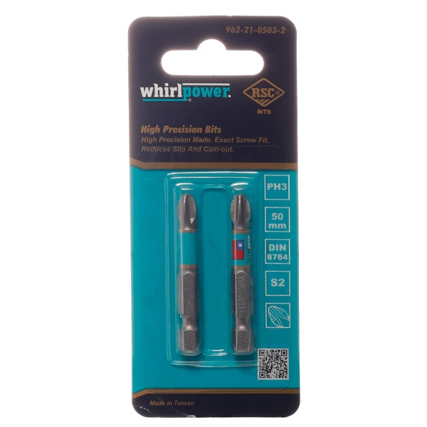  Биты WP PH3 50мм (2шт) /30008/