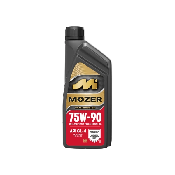  [М] Масло MOZER TRANSMISSION SAE 75w-90 API GL-4 (п/син.)  1л